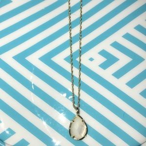 Kendra Scott Ivory Pearl Teardrop Necklace